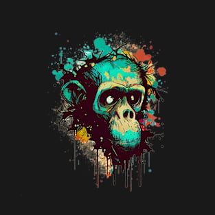 Ape Skull Ink Drip T-Shirt