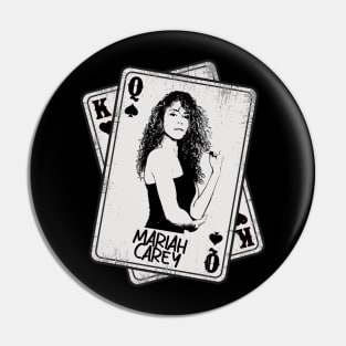 Retro Mariah Carey 80s Card Style Pin