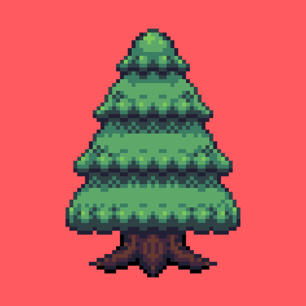 Pixel Tree by Kerrielake