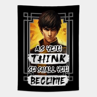 Legendary Fighter Motivation Quotes - Anime Shirt Tapestry