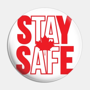 Canada Day 2020 Stay Safe Pin