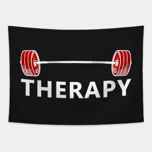 Lifting is my Therapy Tapestry