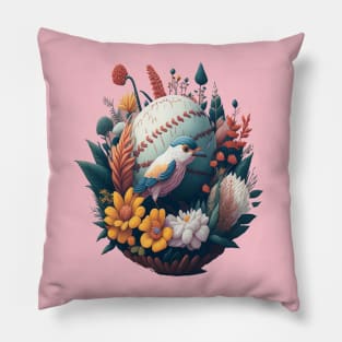 Dream Bouquet, a fantasy flowers design Pillow