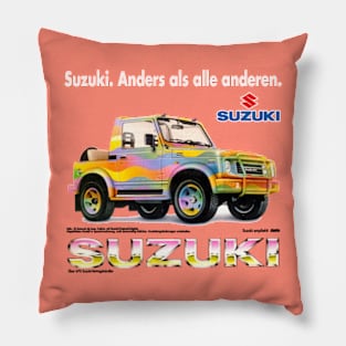 SUZUKI SAMURAI - German advert Pillow