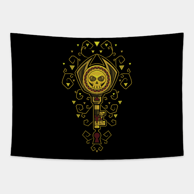 THE BOSS KEY Tapestry by ArelArts