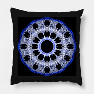 Lines of dreams mandala Pillow