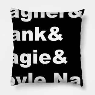 T206 Big Four - White Lettering Pillow