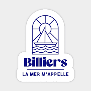 Billiers the sea is calling me - Brittany Morbihan 56 Sea Holidays Beach Magnet