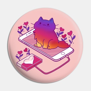 Insta-Cat Pin