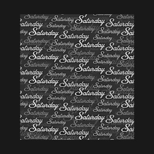 Saturday graphics typography T-Shirt