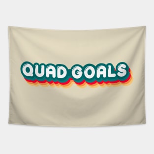 Quad Goals Roller Skates Tapestry