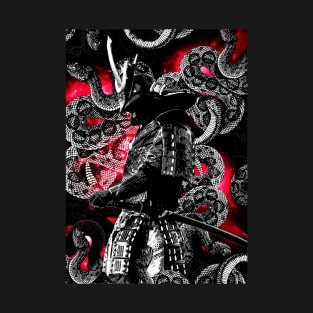 Samurai RED snakes T-Shirt