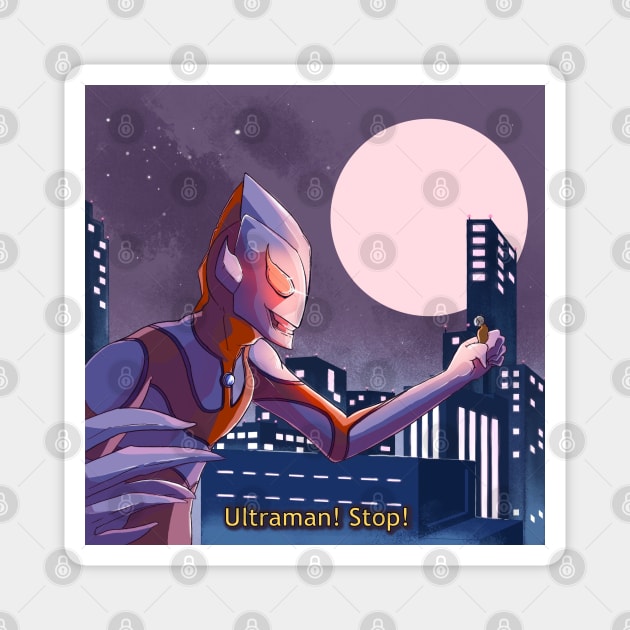 Imitation Ultraman! - 80S ANIME AESTHETIC CONCEPT Magnet by Hojyn