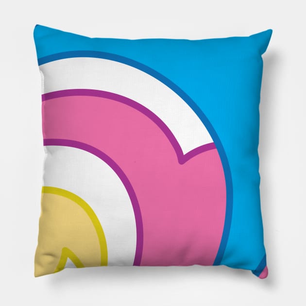 Freehand Abstract Design Pillow by Madhur