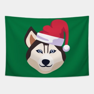 Funny Siberian Husky Dog Christmas 2020 Dog Lover Christmas Tapestry