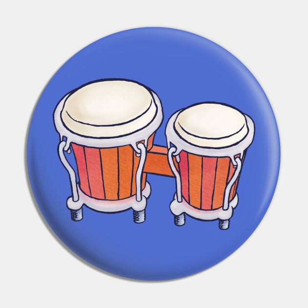 Bongo drums Pin by ElectronicCloud