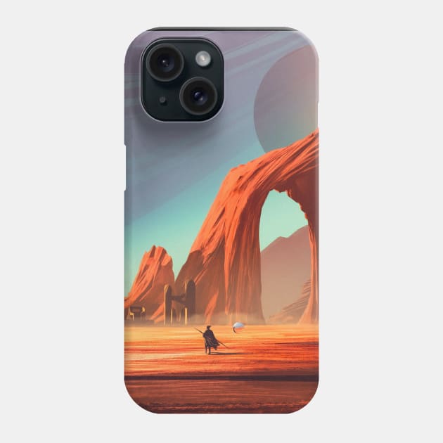 There's No Place Like Home - scifi digital painting design Phone Case by JoshWhiteArt