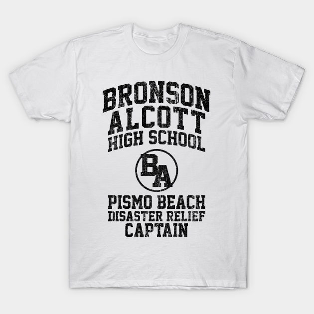 Bronson Alcott High Pismo Beach Disaster Relief Captain (Variant) - Clueless - T-Shirt | Teepublic