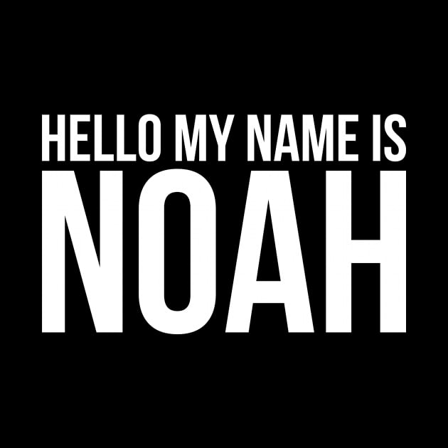 Hello My name is Noah by Monosshop