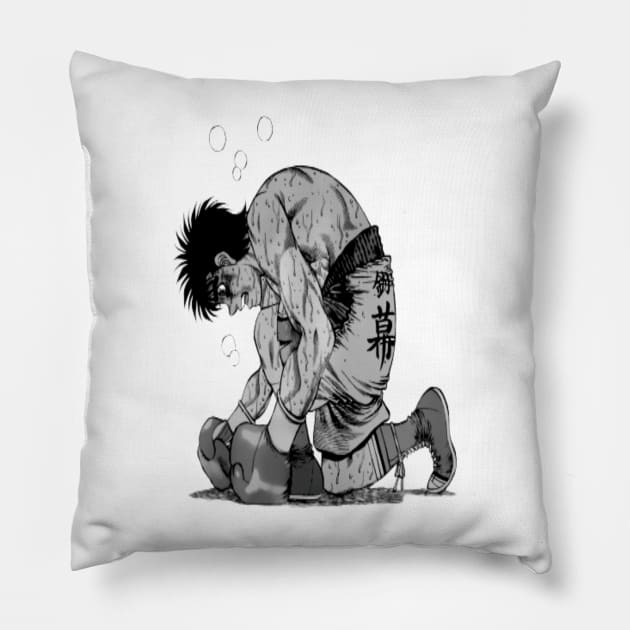 Hajime no Ippo - Ippo Makunouchi Down Pillow by BadassManga