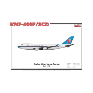 Boeing B747-400F/SCD - China Southern Cargo (Art Print) T-Shirt