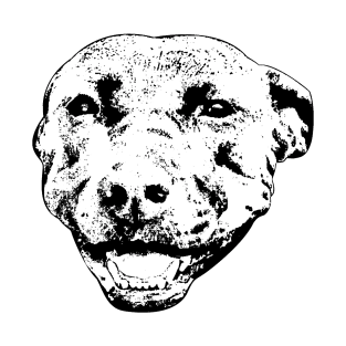 Black/White Pit Bull T-Shirt