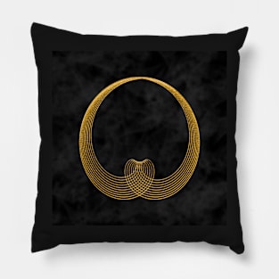 gold heart Pillow