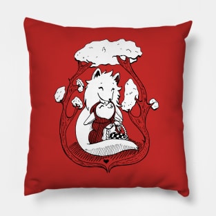 Red Riding Love Pillow