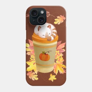 Hello Autumn Coffee Kitten Phone Case