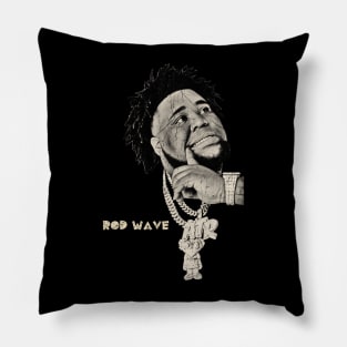 Retro Rod wave Pillow