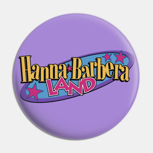 Hanna-Barbera Land Logo Pin by Edumj