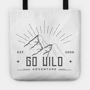 Go wild soul searching adventure Tote