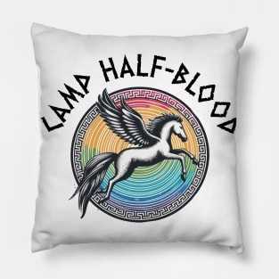 camp half blood rainbow color Pillow