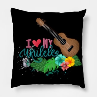 I love my ukulele Pillow