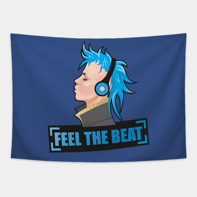 Feel The Beat Tapestry by dihart