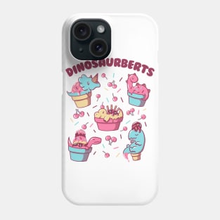 Dinosaurberts Kawaii Dinosaurs by Tobe Fonseca Phone Case