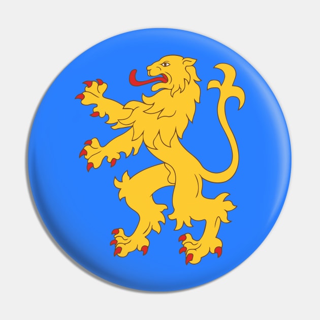 Sheldon's Apartment Flag Pin by fandemonium