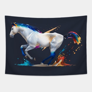 Adventurous Sagittarius Horse Tapestry