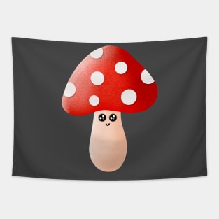 Cute red mushroom Tapestry