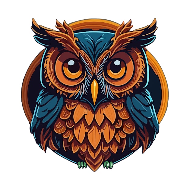 Owl Portrait by SpriteGuy95