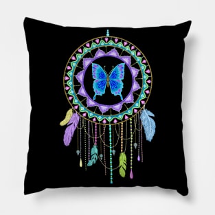 Butterfly Dreamcatcher Pillow