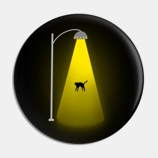 UFO CAT it's a street light funny catnapping Pin