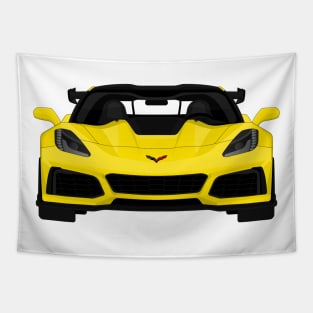 Z06 ZR1 YELLOW Tapestry