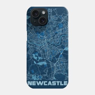 Newcastle - United Kingdom Peace City Map Phone Case