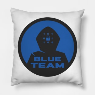 Cyber Security CTF Gamification Blue Team Logo Pillow