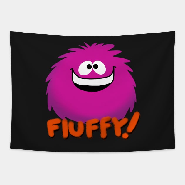 Fluffy!!! Tapestry by wolfmanjaq