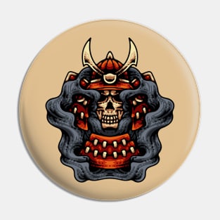 Samurai Skull Soul Pin