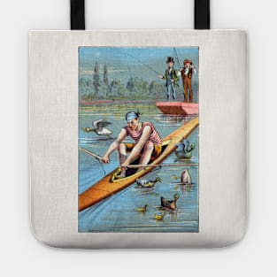 1885 Absent Minded Sculler Tote