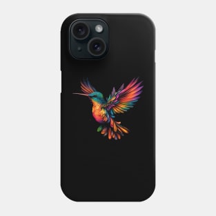 Neon Hummingbird #4 Phone Case