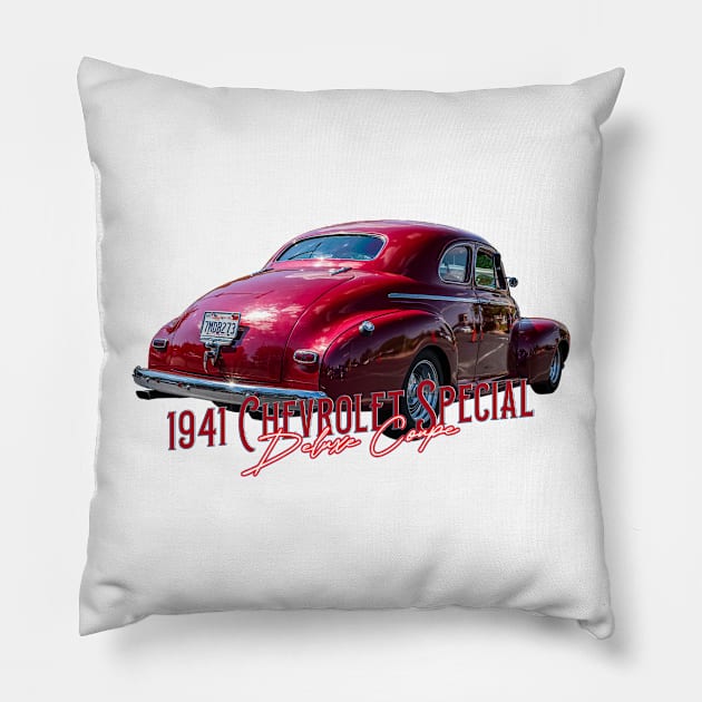 1941 Chevrolet Special Deluxe Coupe Pillow by Gestalt Imagery